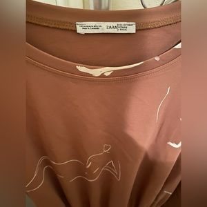 Zara Midi Silhouette Dress